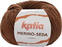 Fil à tricoter Katia Merino Seda 73 Terra Brown Fil à tricoter