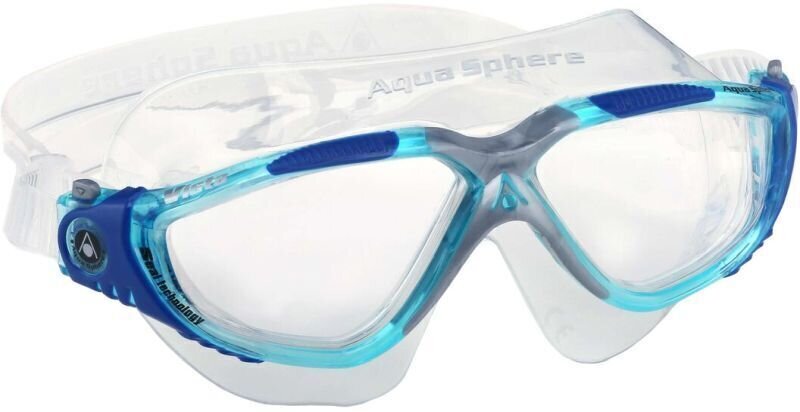 Swimming Goggles Aqua Sphere Swimming Goggles Vista Clear Lens Blue/Turquoise UNI
