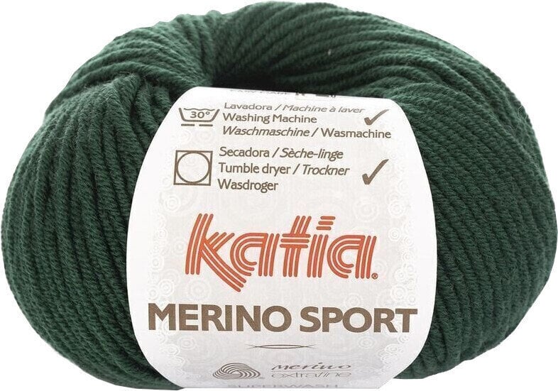 Fil à tricoter Katia Merino Sport 54 Bottle Green