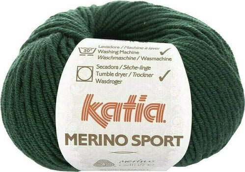 Νήμα Πλεξίματος Katia Merino Sport 54 Bottle Green - 1