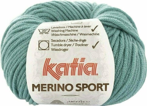 Hilo de tejer Katia Merino Sport 52 Grey Blue - 1