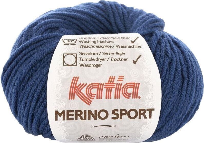 Knitting Yarn Katia Merino Sport 51 Light Blue