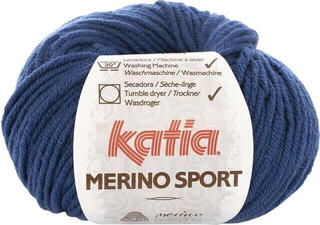 Fire de tricotat Katia Merino Sport 51 Light Blue Fire de tricotat