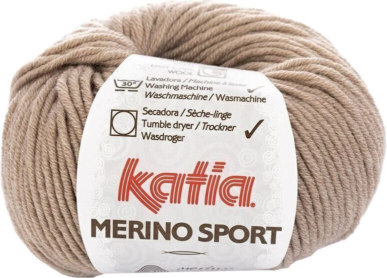 Fire de tricotat Katia Merino Sport 403 Dark Beige