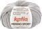Fios para tricotar Katia Merino Sport 400 Light Grey