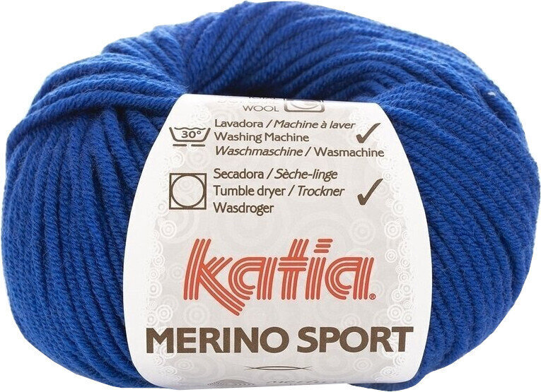 Fil à tricoter Katia Merino Sport 40 Night Blue