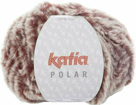 Пряжа для в'язання Katia Polar 90 Burgundy Red Пряжа для в'язання - 1