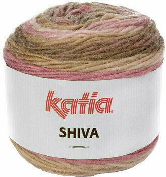 Knitting Yarn Katia Shiva 402 Rose/Light Pink/Beige - 1