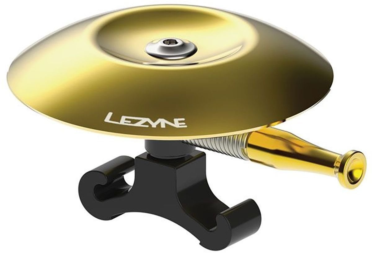 Bicycle Bell Lezyne Classic Shallow Brass Black Bicycle Bell