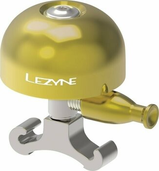 Bicycle Bell Lezyne Classic Brass Medium Silver Bicycle Bell - 1