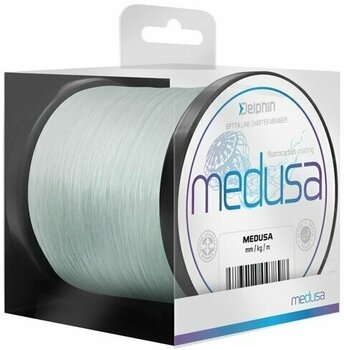 Fir pescuit Delphin Medusa Transparent 0,28 mm 14,0 lbs 1200 m Linie - 1