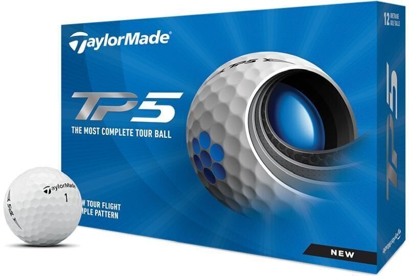Golfball TaylorMade TP5 Golf Ball White