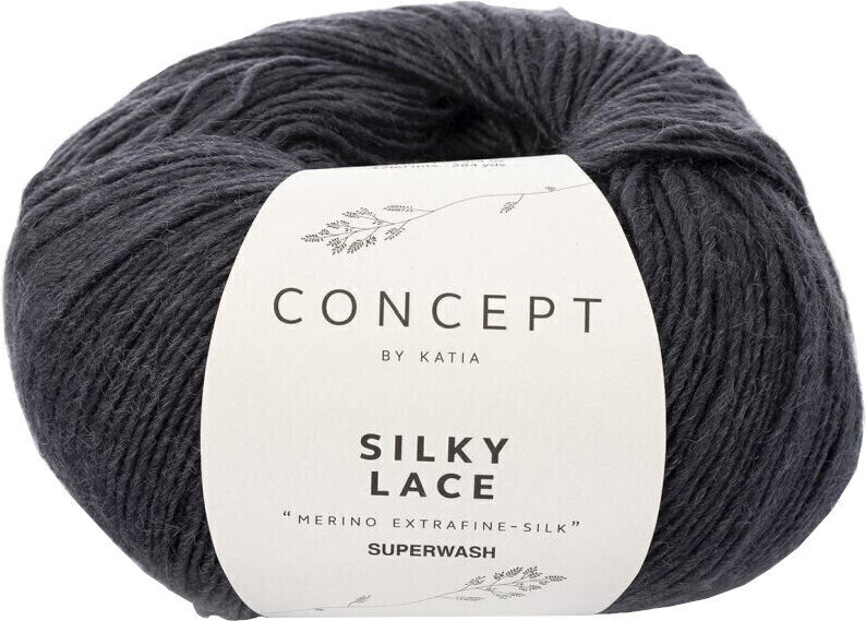 Neulelanka Katia Silky Lace 155 Dark Grey Neulelanka