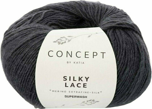 Neulelanka Katia Silky Lace 155 Dark Grey Neulelanka - 1