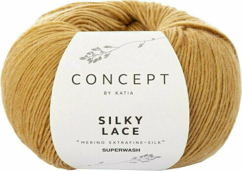 Fil à tricoter Katia Silky Lace 167 Ochre - 1