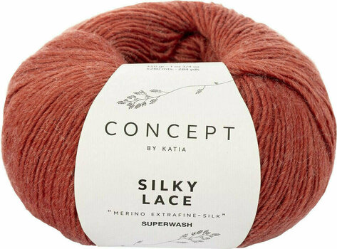 Fil à tricoter Katia Silky Lace 168 Rust Fil à tricoter - 1