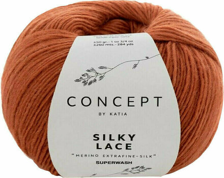 Fire de tricotat Katia Silky Lace 175 Rust - 1