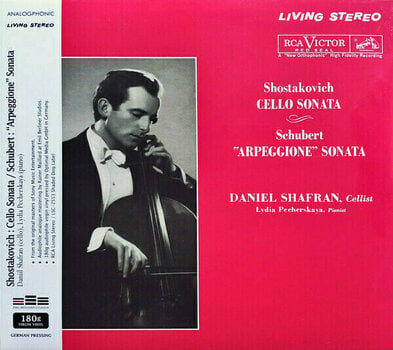 LP Daniel Shafran - Shostakovich: Cello Sonata/ Schubert: Arpeggione Sonata (200g) - 1