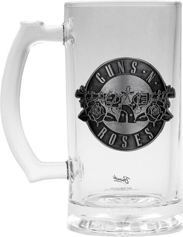 Glas Guns N' Roses Logo Stein Glas