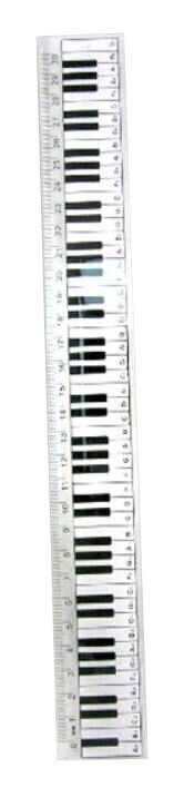 Ruler Music Sales Ruler Keyboard Design 30 cm