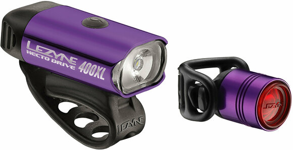 Φώτα Ποδηλάτου Σετ Lezyne Hecto Drive 400Xl / Femto Pair Purple - 1