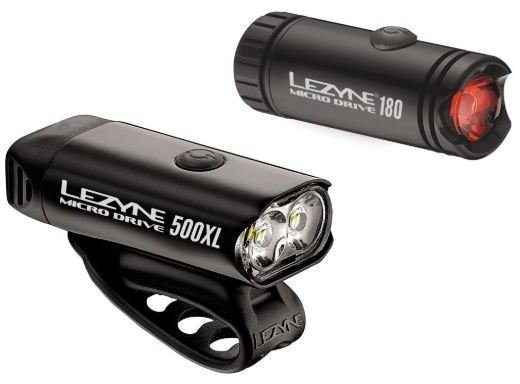 Велосипедна лампа Lezyne Micro Drive 500XL / Micro Pair Black