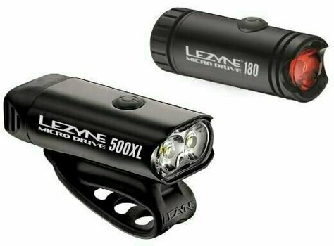 Велосипедна лампа Lezyne Micro Drive 500XL / Micro Pair Black - 1