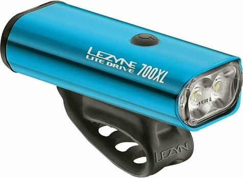 Oświetlenie rowerowe przednie Lezyne Lite Drive 700XL Blue - 1