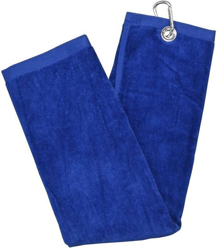 Towel Longridge Blank Luxury 3 Fold Golf Towel Blue