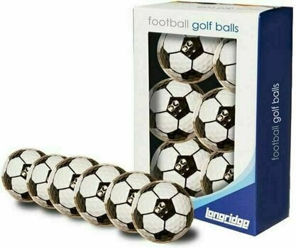 Golf Balls Longridge Football Golf Balls 6pck - 1
