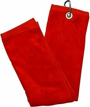 Ručník Longridge Blank Luxury 3 Fold Golf Towel Red - 1