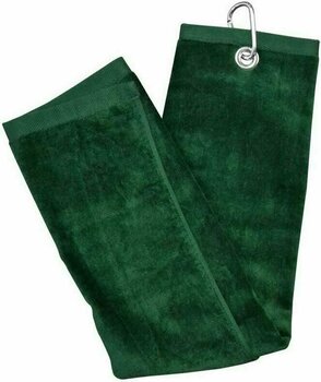 Handtuch Longridge Blank Luxury 3 Fold Golf Towel Green - 1