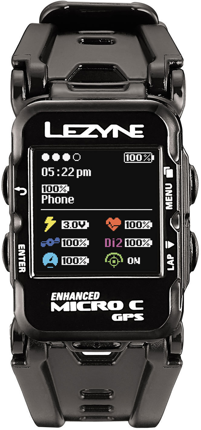 Ηλεκτρονικά Ποδηλασίας Lezyne GPS Watch Strap Black