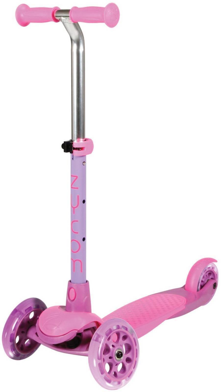 Scuter pentru copii / Tricicletă Zycom Scooter Zing with Light Up Wheels purple/pink