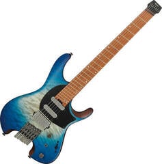 Headless Gitarre Ibanez QX54QM-BSM Blue Sphere Burst Headless Gitarre