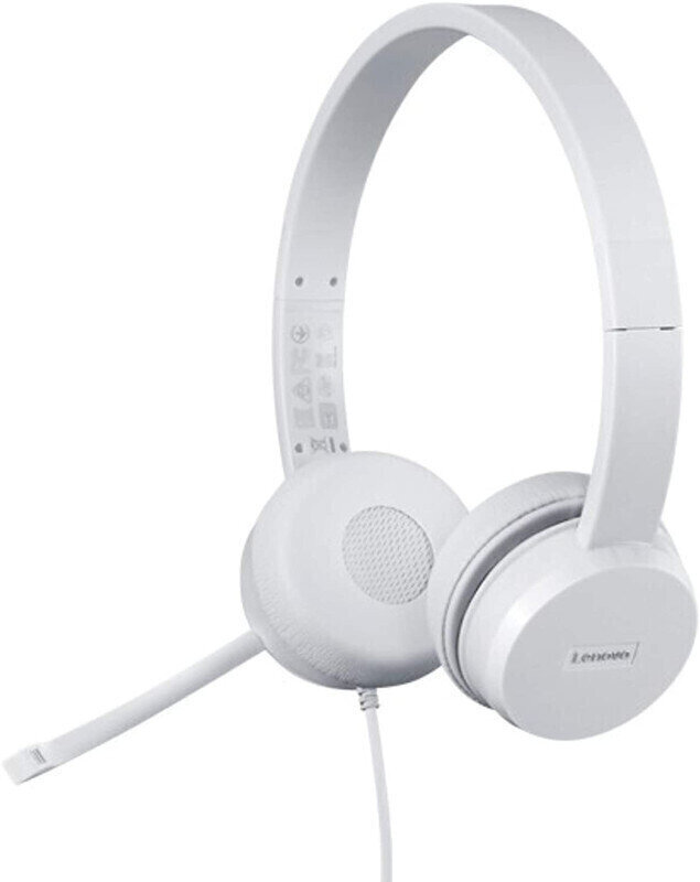 Casques de bureau Lenovo 110 Stereo USB Casques de bureau