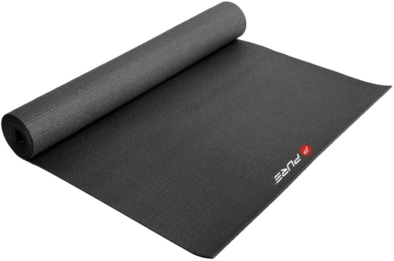 Pure 2 Improve Yoga 610x1720x4mm Black Yoga mat Muziker