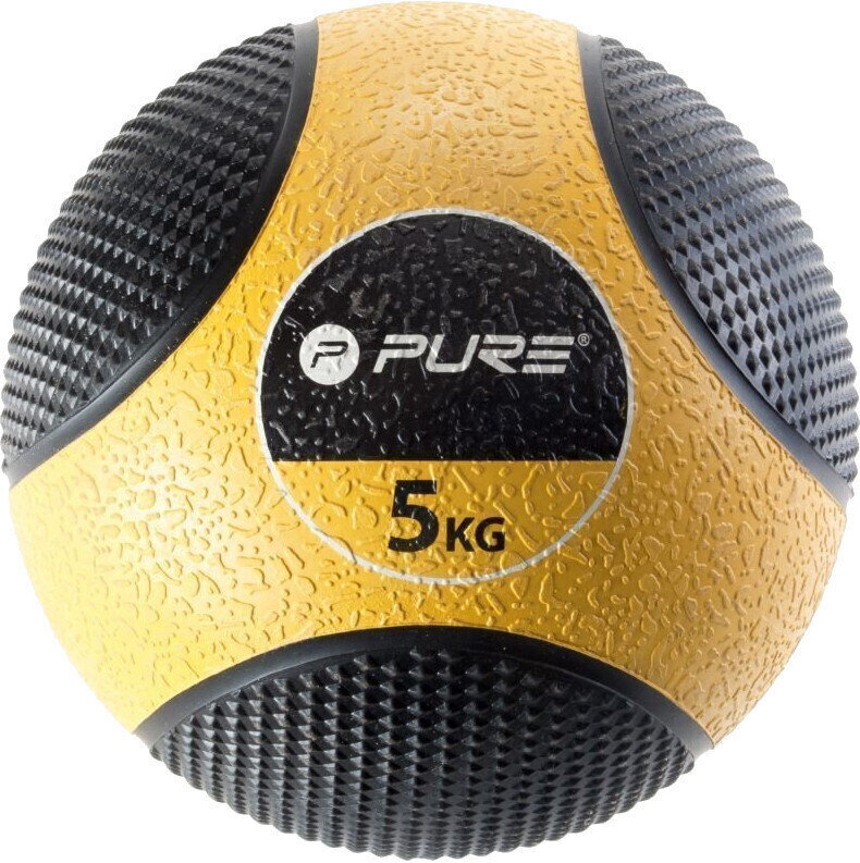 Medicijnbal Pure 2 Improve Medicine Ball Yellow 5 kg Medicijnbal