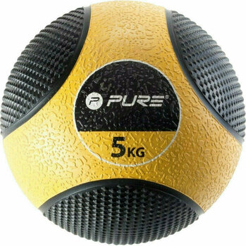 Стенна топка Pure 2 Improve Medicine Ball Жълт 5 kg Стенна топка - 1