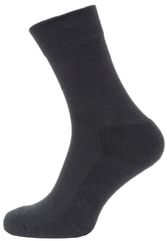 Kolesarske nogavice Sealskinz Solo Merino Sock Black M Kolesarske nogavice