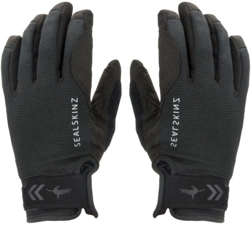 Cyklistické rukavice Sealskinz Waterproof All Weather Glove Black M Cyklistické rukavice
