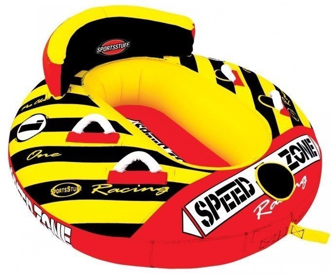Opblaasbare ringen / bananen / boten Sportsstuff Towable Speedzone 1 Person Yellow/Red/Black