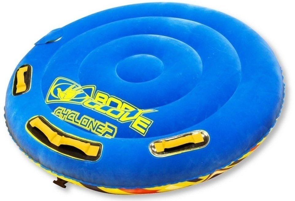 Nafukovacie koleso za čln Body Glove Towable Cyclone 2 Persons blue/yellow