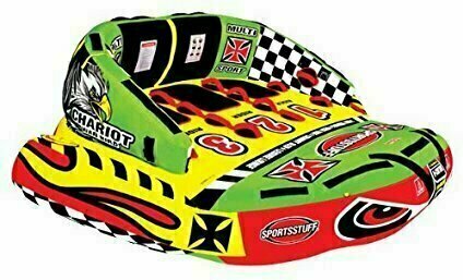Fun Tube Sportsstuff Towable Chariot Warbird 3 Persons Yellow/Green/Red - 1