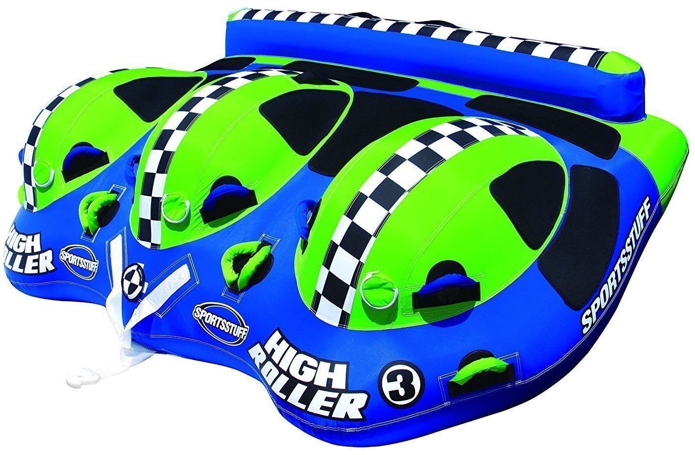 Aufblasbare Ringe / Bananen / Boote Sportsstuff Towable High Roller 3 Personen Blue/Green