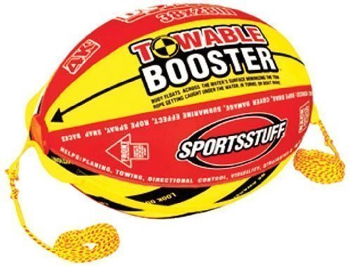 Tahadlo za loď Sportsstuff Towable Booster Ball Incl. Rope Red/Yellow