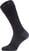 Calzini ciclismo Sealskinz Waterproof All Weather Mid Length Sock with Hydrostop Black/Grey L Calzini ciclismo