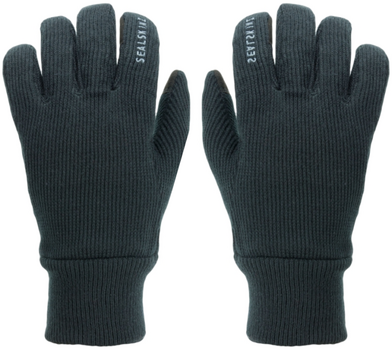 Gants de vélo Sealskinz Windproof All Weather Knitted Glove Black XL Gants de vélo - 1
