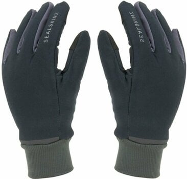 Rękawice kolarskie Sealskinz Waterproof All Weather Lightweight Glove with Fusion Control Black/Grey M Rękawice kolarskie - 1