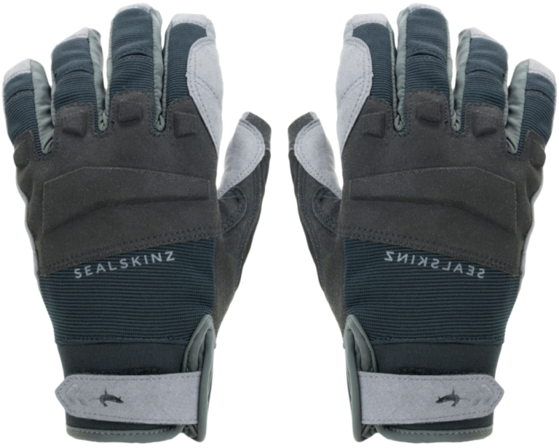 Levně Sealskinz Waterproof All Weather MTB Glove Black/Grey L Cyklistické rukavice